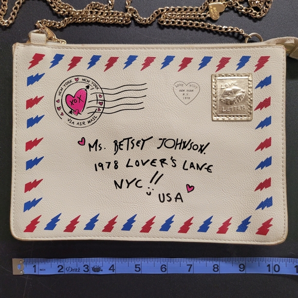 Betsey Johnson Envelope Crossbody Clutch - Picture 9 of 10